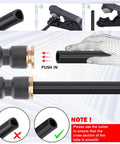 31 Piece DOT Air Brake Line Fittings Kit With One Quarter Inch And Three Eighths Inch Quick Connect Fittings push-to-connect tutorial