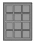 Dotted Square Frame Cutting Die Set For Card Making And Scrapbooking, 103x134mm pro grade metal dies for DIY projects and paper crafts.