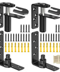 Cafe Door Hinges Double Action Saloon Hardware For Bars And Coffee Shops Heavy Duty 304 Stainless Steel In Black 2 Pack