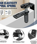 Cafe Door Hinges Double Action Saloon Hardware for Bars and Coffee Shops Heavy Duty 304 Stainless Steel in Black 2 Pack MID Fit