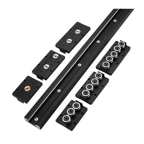 Double Axis Roller Ball Bearing Linear Motion Guide Rail Track SGR08 780mm Length with SGB08-3UU slider blocks