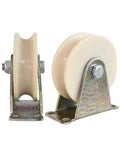 Pulley, Pulley Wheel, Directional Sheave, Track Wheel for Round Tube, Double Bearing, for Industrial Machines, Sliding Door, Rolling Gates