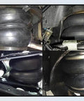2500 Lb Universal Replacement Air Spring Bag With Half Inch NPT And Double Bellows for heavy duty truck suspension installation