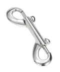Double Ended Bolt Snap Trigger Clips Spring Loaded Quick Release 4 Inch 10cm 20 Pack for versatile use, shown in silver metal