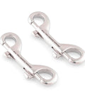 Double Ended Bolt Snap Hooks 3.5 Inch Stainless Steel Marine Grade 316, 2 Pack For Diving, Boating, Dog Leash, Horse Tack And Feed Buckets