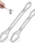 Self Adjusting Universal Wrench Set Double End Tool 8 To 22 Millimeters Multi Size For Automotive Repairs Heavy Duty Grip Spanner Hand Tool Kit