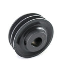Double Groove Pulley For A Belts With 4.25 Inch OD And 1 Inch Bore AK Fixed Bore Pulley By QWORK 2AK441 A and AX configuration