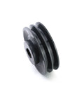 Double Groove Pulley For V Belts A 3L And 4L AK Fixed Bore 4.75 Inch Outer Diameter 1 Inch Bore Cast Iron Sheave