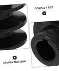 Close-up of Double Groove Pulley Wall Mounted V-Belt Pulley for Gas Engine Water Pump Robust Efficient showing material and size.