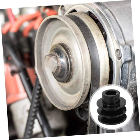 Double Groove V-Belt Pulley for Gas Engines Water Pump Replacement Smooth Operation installed on machinery