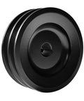 Double Groove V Belt Pulley Five Eighths Bore 4.25 Outer Diameter Cast Iron For V Belt Sections 3L 4L A AX Two Groove 2AK44-58 Model