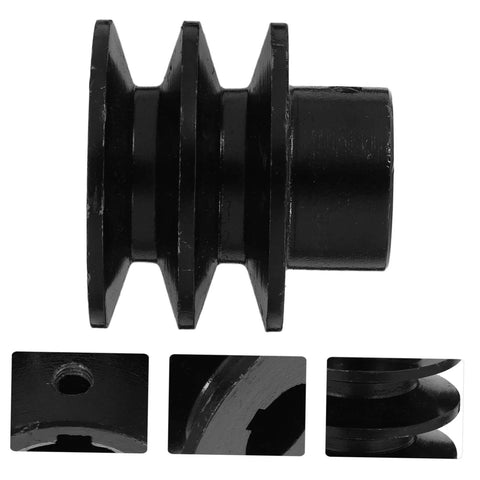 Double Groove V-Belt Pulley for Water Pump Applications Heavy Duty Cast Sheave with Simple Installation Durable Performance for Automotive Use