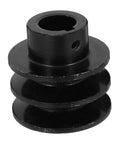 Double Groove V-Belt Pulley for Water Pump Applications Heavy Duty Cast Sheave with Simple Installation Durable Performance