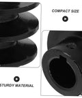 Close-up of Double Groove Pulley Replacement for V-belt Gas Engine Water Pump Pulley Easy Installation showing size and material.
