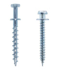 Double-Headed Bear Claw Picture Hanging Screw Hook Set for Drywall and Wood Studs 4 in 1 Design with two size heads, silver finish