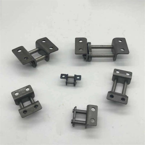 Chain Metal Conveyor Transmission Chain Join Roller Chain Connector Mingping Double Hole 08B One Side Carbon Steel