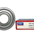 Double Metal Seal Deep Groove Ball Bearings 17x40x12mm 6203-2Z with box