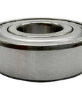Front view of Double Metal Seal Deep Groove Ball Bearings 17x40x12mm 6203-2Z, 2 Pack, showing metal sealing and deep groove design.