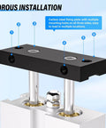 PNEUMATIC 20mm Bore 100mm Stroke Double-Rod Double-Acting Aluminum Pneumatic Air Cylinder TN20-100 with mounting plate