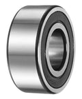 Double Row Sealed Angular Ball Bearing for motors and pumps, 44x100x39.5mm, features double seals 2RS, P6 tolerance, nylon cage, angled view