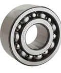 Double Row Angular Contact Ball Bearing Open Type Series 5200 and 5300 showing front view with visible metal components