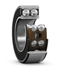 3200 A-2RS1TN9 SKF Pro Grade Double Row Angular Contact Ball Bearing Sealed 10 Millimeter Bore CN Clearance Non Metallic Cage Bearing Steel