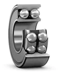 SKF Bearing 3210 EZ Model 3210 EZ Ball Bearing for Industrial Machinery and Equipment, front view showing sealed structure.