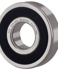 Front view of 10 Pcs 6305-2RS Double Rubber Seal Bearings 25x62x17mm, Pre-Lubricated and Stable Performance and Cost Effective, Deep Groove Ball Bearings