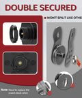 Double secured parts of Winch Snatch Block Pulley 11 Tons Fits 1/4" to 1/2" Rope, showing durable construction materials.