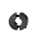 Double Split Shaft Collar Fifteen Sixteenth Inch Bore, One And Three Quarter Inch Outer Diameter, Two Piece Clamping Collar