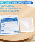 10 Pack Premium Double Sided Mounting Squares Clear Tape Waterproof Heavy Duty Adhesive Pads for Pictures and Posters