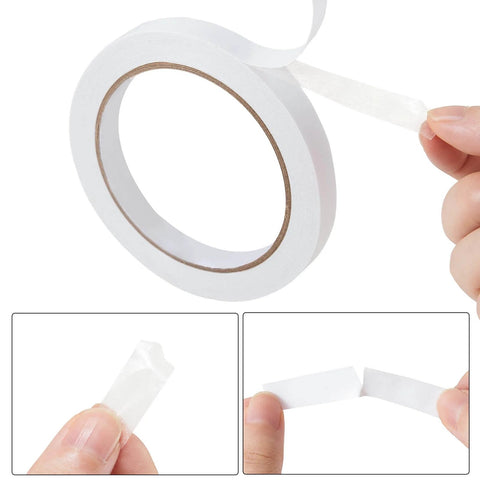 Double Sided Adhesive Tape One Quarter Inch Wide Four Rolls For Arts And Crafts DIY Card Making Scrapbooking Gift Wrapping