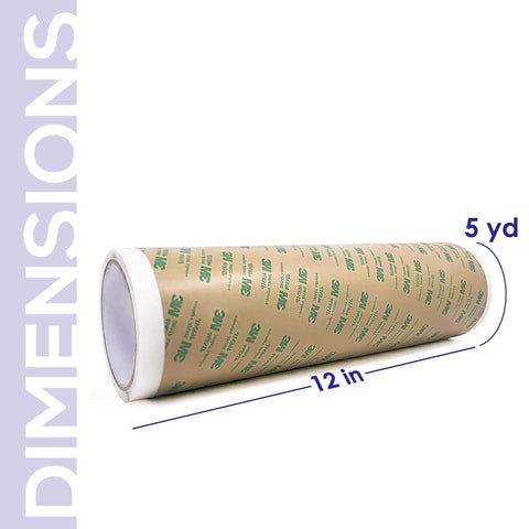 Double Sided Transfer Sheet 468MP Adhesive Tape For 3D Printing Build Plates Bonding PEI Sheets 12 In By 5 Yd Roll