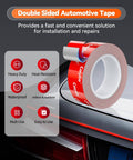 Heavy Duty Double Sided Tape Go To Outdoor Mounting Tape For Quick Fixes, Heat Resistant And Waterproof, displayed on a car
