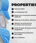 Heavy Duty Double Sided Carpet Tape 2 Inch By 25 Feet visible with product properties and specifications displayed.