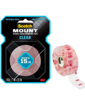 Clear Double Sided Mounting Tape With Industrial Strength Adhesive Holds Up To 15 Lbs 1 Inch Wide By 125 Inches Long Virtually Invisible Bond