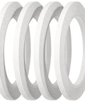 Four rolls of ultra thin double sided craft tape for card making scrapbooking gift wrapping and office and school use tear by hand