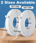 Double Sided Fabric Tape for No Sew Quick Hemming Strong Adhesive No Iron Needed Ideal for Clothes Pants Curtains Crafts 2 rolls 0.25 inch x 66 feet and 0.47 inch x 66 feet