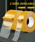 Double Sided Fabric Tape Heavy Duty For Hemming And Bonding 98 Ft Total Sticks Strong Yet Removable Carpet Tape 2 Rolls 1 Inch 2 Inch