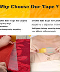 Double Sided Fabric Tape Heavy Duty Mounting Tape For Clothes Carpet Arts And More 0.79 Inch Wide By 66 Feet Long Fiberglass Mesh