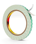 Double Sided Foam Tape 0.39 Inch By 10 Feet White 4026 Heavy Duty Mounting Tape with visible adhesive layer on roll