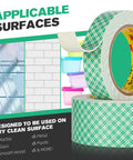 Close-up of Double Sided Foam Tape 0.39 Inch By 10 Feet White 4026 Heavy Duty Mounting Tape with surfaces it can adhere to.