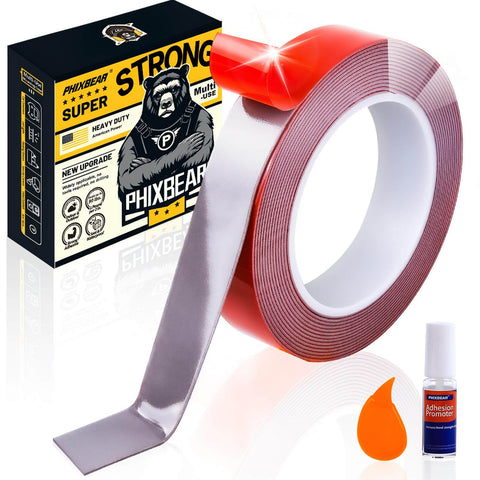 1-Inch Wide Double Sided Foam Tape For Outdoor Use Waterproof Heavy-Duty Mounting Tape With Super Strong Adhesive 15 Ft Length