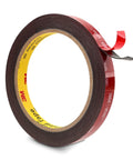 Heavy Duty Double Sided Foam Tape 0.5 Inch By 15.4 Feet 5925 Mega Sticky Mounting Tape with red liner for automotive and home use