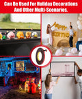 Heavy Duty Double Sided Tape waterproof foam in various scenarios including car dashboard figures, birthday decor, holiday lights, and wall art.