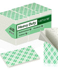 Double Sided Foam Tape Pads With 48 Pre Cut Rectangles, 2mm Thick White Polyurethane Foam With High Tack Adhesive, 50x30mm