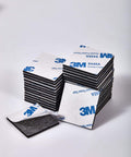 Stack of square foam pieces from Heavy Duty No Fuss Double Sided Foam Tape Kit With Waterproof Adhesive Mounting Tape In Square And Rectangular Pieces Perfect For Crafts Photos Walls Home Office Car DIY Projects 100 Pieces.