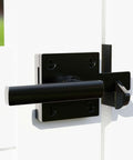 Double Sided Gate Latch For Wooden Fence Built Tough Heavy Duty Aluminum Alloy Self Locking Swing Gate Hardware