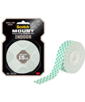 Indoor Double Sided Mounting Tape With Industrial Strength Adhesive For Painted Drywall Holds Up To 15 Pounds No Mess Or Tools Required 1 Inch By 125 Inch Easy Clean Up And Strong Bond For Picture Frames Shelves Or Decor packaging and roll