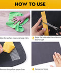 Step-by-step guide on using 2 Packs Heavy Duty Double Sided Mesh Tape 66 Feet Set Featuring 2 Inch And 1 Inch Gauze Fiberglass Tape Adhesive